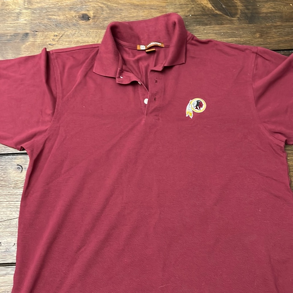 Mens Redskins Collared Shirt